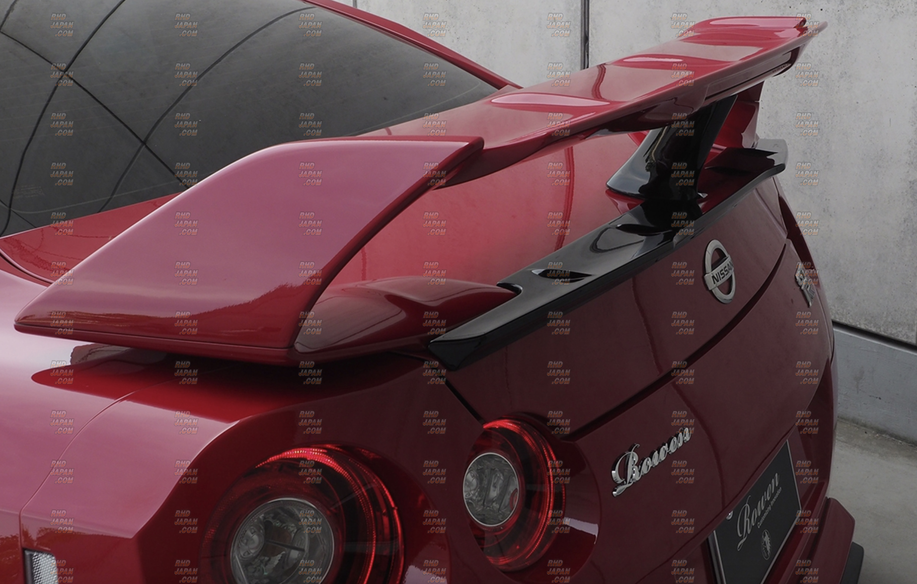 Rowen Trunk Spoiler Version 2 FRP - GT-R R35 MY2010~